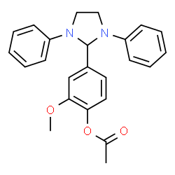 4-(1,3-Diphenyl-2-imidazolidinyl)-2-methoxyphenyl acetate picture