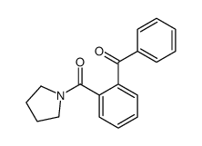 (2-苯甲酰基苯基)(吡咯烷-1-基)甲酮结构式