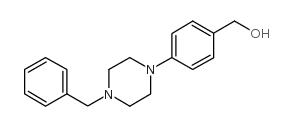 4-(4-N-BENZYLPIPERAZINYL)BENZYL ALCOHOL structure