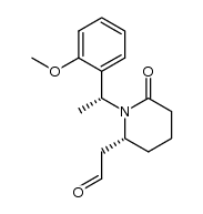 2-((R)-1-((R)-1-(2-methoxyphenyl)ethyl)-6-oxopiperidin-2-yl)acetaldehyde结构式