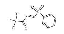 phenyl β-(trifluoroacetyl)vinyl sulfone结构式