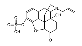 [(4R,4aS,7aR,12bS)-4a-hydroxy-7-oxo-3-prop-2-enyl-2,4,5,6,7a,13-hexahydro-1H-4,12-methanobenzofuro[3,2-e]isoquinoline-9-yl] hydrogen sulfate结构式