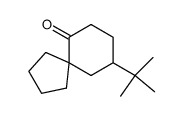 (+-)-9-tert-Butyl-spiro<4.5>decan-6-on Structure