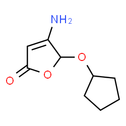 2(5H)-Furanone,4-amino-5-(cyclopentyloxy)-(9CI) Structure