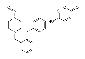 1-[(2-benzylphenyl)methyl]-4-nitrosopiperazine,(E)-but-2-enedioic acid Structure