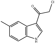 2-chloro-1-(5-methyl-1h-indol-3-yl)-ethanone Structure