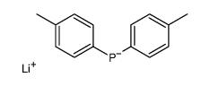 lithium,bis(4-methylphenyl)phosphanide Structure