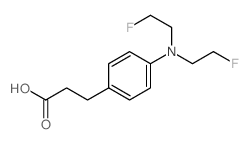 Benzenepropanoic acid,4-[bis(2-fluoroethyl)amino]- picture