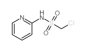 Methanesulfonamide,1-chloro-N-2-pyridinyl- structure