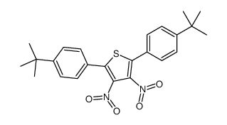 2,5-bis(4-tert-butylphenyl)-3,4-dinitrothiophene Structure