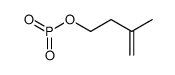 3-methylbut-3-enoxy-oxido-oxophosphanium结构式