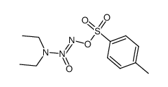 (Z)-3,3-diethyl-1-(tosyloxy)triaz-1-ene 2-oxide Structure