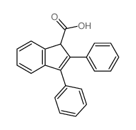 2,3-diphenyl-1H-indene-1-carboxylic acid结构式