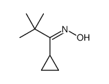 N-(1-cyclopropyl-2,2-dimethylpropylidene)hydroxylamine Structure