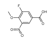 3-fluoro-4-methoxy-5-nitrobenzoic acid图片