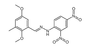 2,5-Dimethoxy-3-methylbenzaldehyd-2,4-dinitrophenylhydrazon Structure