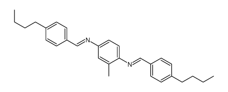 1-(4-butylphenyl)-N-[4-[(4-butylphenyl)methylideneamino]-3-methylphenyl]methanimine结构式