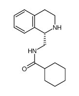 1-(S)-(N-cyclohexylcarboxamidomethyl)-1,2,3,4-tetrahydroisoquinoline Structure