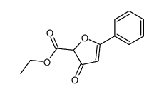 ethyl 3-oxo-5-phenylfuran-2-carboxylate结构式