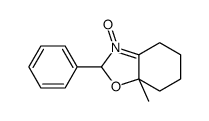 7a-methyl-3-oxido-2-phenyl-4,5,6,7-tetrahydro-2H-1,3-benzoxazol-3-ium Structure