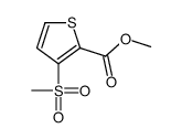 methyl 3-methylsulfonylthiophene-2-carboxylate结构式