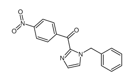 (1-benzylimidazol-2-yl)-(4-nitrophenyl)methanone结构式