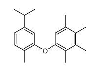 1,2,3,4-tetramethyl-5-(2-methyl-5-propan-2-ylphenoxy)benzene Structure