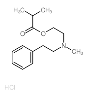 2-(methyl-phenethyl-amino)ethyl 2-methylpropanoate Structure