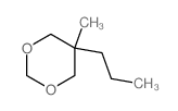 5-methyl-5-propyl-1,3-dioxane structure