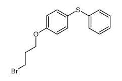 1-(3-bromopropoxy)-4-phenylsulfanylbenzene结构式