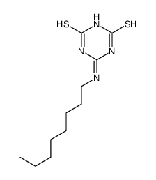 6-(octylamino)-1H-1,3,5-triazine-2,4-dithione Structure