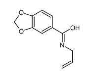 N-Allyl-3,4-(methylenedioxy)benzamide结构式