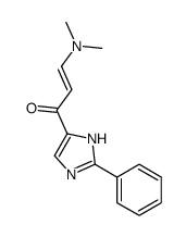 3-(dimethylamino)-1-(2-phenyl-1H-imidazol-5-yl)prop-2-en-1-one结构式