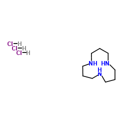 1,5,9-Triazacyclododecane, trihydrochloride structure