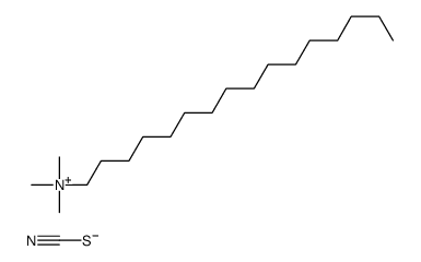 hexadecyl(trimethyl)azanium,thiocyanate Structure