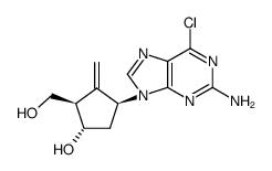 6-chloroentecavir Structure