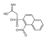 2-(1-nitronaphthalen-2-yl)sulfonylacetamide Structure