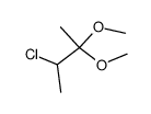 2-Chloro-3,3-dimethoxybutane Structure