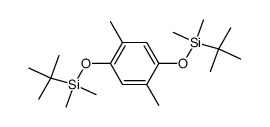 1,4-Bis(tert-butyldimethylsiloxy)-2,5-dimethylbenzene结构式