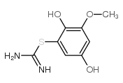 Pseudourea, 2-(2,5-dihydroxy-3-methoxyphenyl)-2-thio- (8CI)结构式