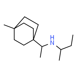 Bicyclo[2.2.2]octane-1-methylamine, N-sec-butyl-alpha,4-dimethyl- (8CI) Structure