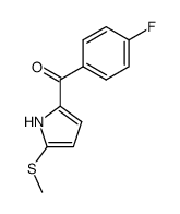 2-(methylthio)-5-(4-fluorobenzoyl)pyrrole Structure