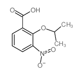 Benzoic acid,2-(1-methylethoxy)-3-nitro-结构式