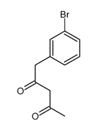 1-(3-bromophenyl)pentane-2,4-dione结构式