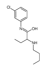 2-(butylamino)-N-(3-chlorophenyl)butanamide结构式