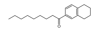 1-(5,6,7,8-tetrahydro-[2]naphthyl)-nonan-1-one结构式