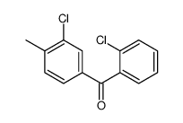 2,3'-DICHLORO-4'-METHYLBENZOPHENONE structure