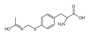 (2S)-3-[4-(acetamidomethylsulfanyl)phenyl]-2-aminopropanoic acid Structure