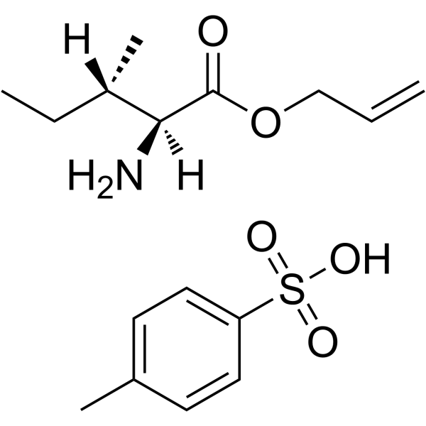 H-Ile-OAll.TosOH Structure