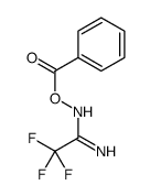 [(1-amino-2,2,2-trifluoroethylidene)amino] benzoate结构式